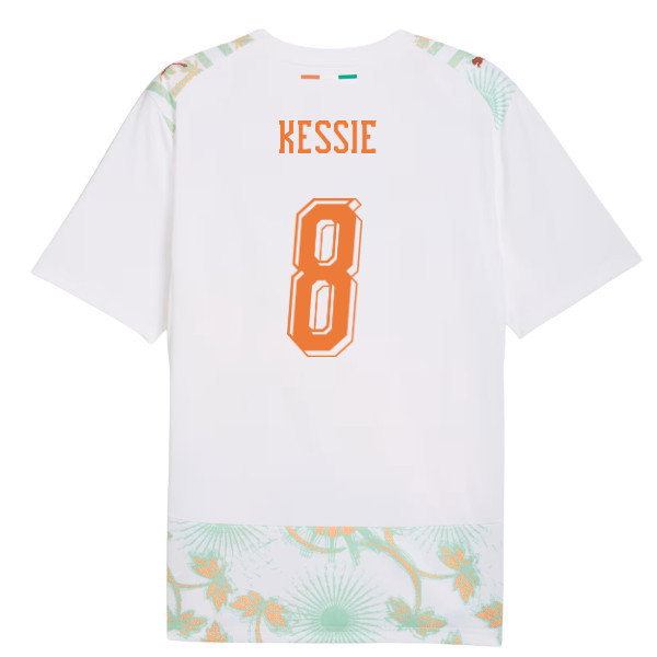 2026-2027 Ivory Coast Away Shirt (Kessie 8)-SoccerKits Hub | Buy Soccer Jerseys Online